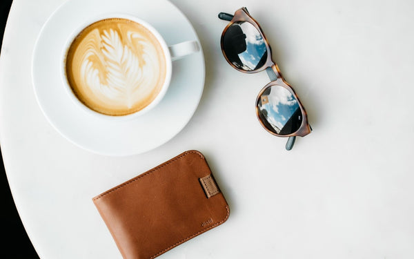 white table with coffee and wally bifold and sunnies