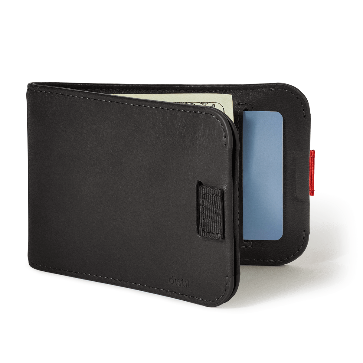 Distil Union Wally Bifold 5.0 with MagLock in black leather