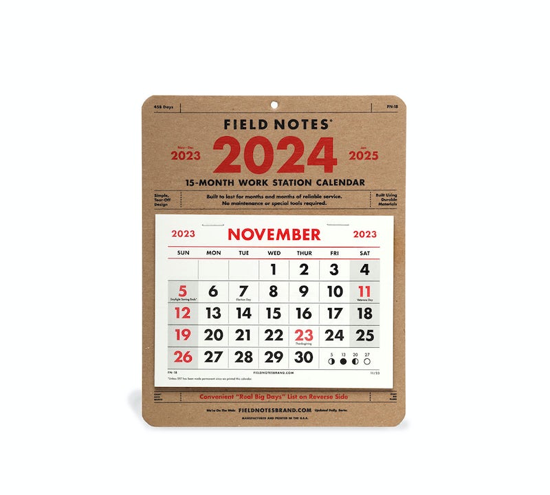 2024 15-Month Calendar