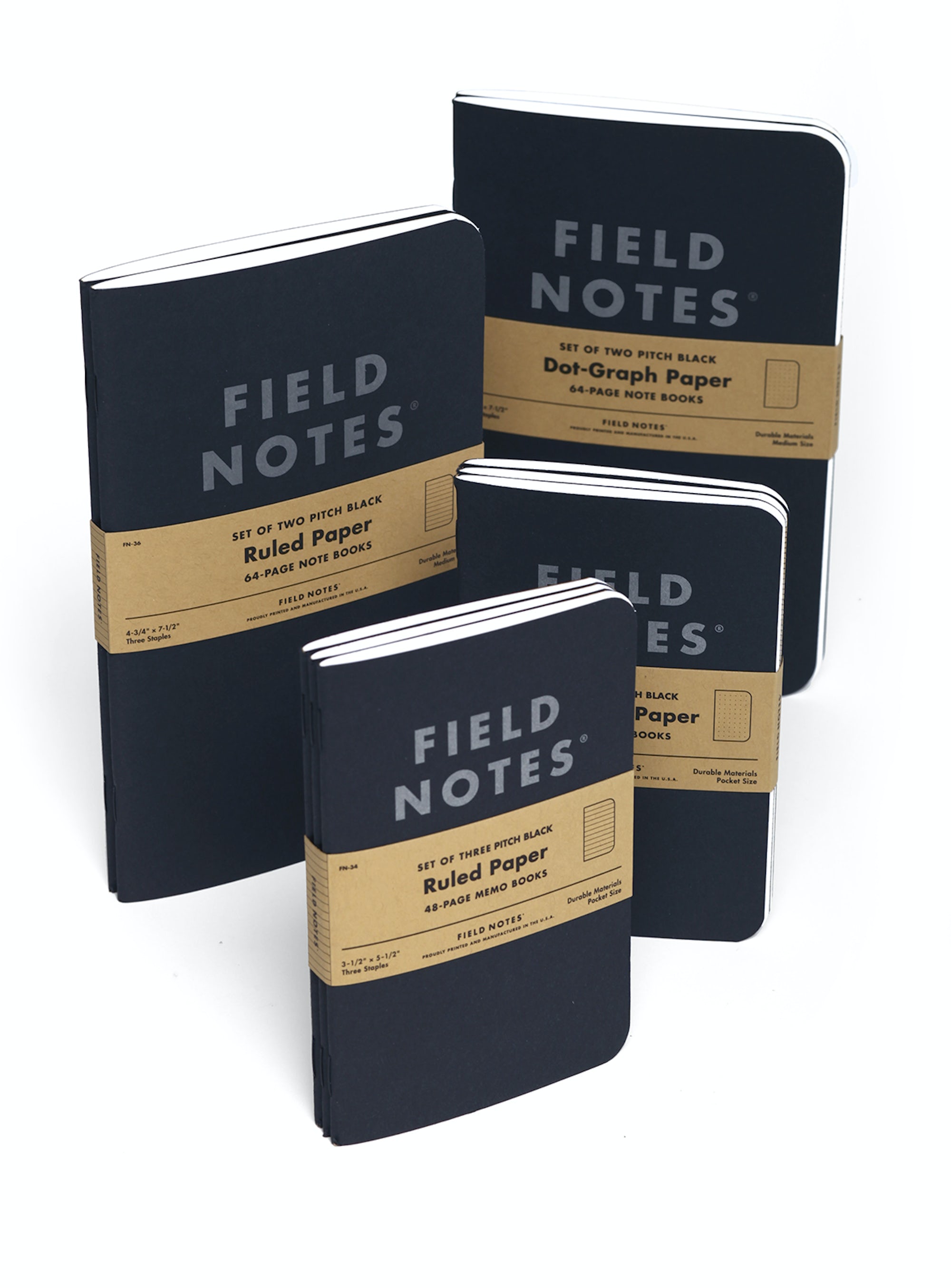 Field Notes | Pitch Black 2-Pack