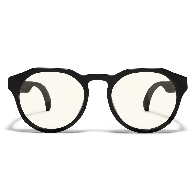 Distil Union MagLock ScreenSaver Glasses | Comfortable, black acetate frames with magnetic temples and blue-light lenses
