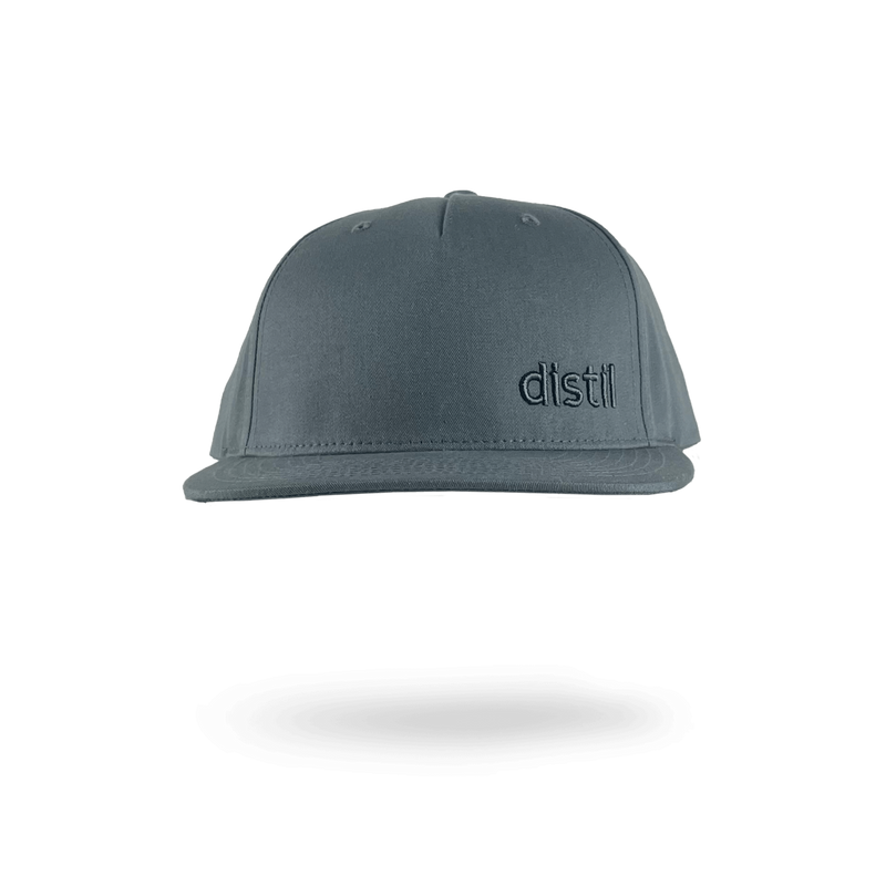 Distil embroidered hat in gray