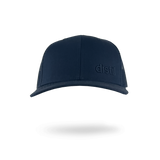 Distil embroidered hat in navy blue
