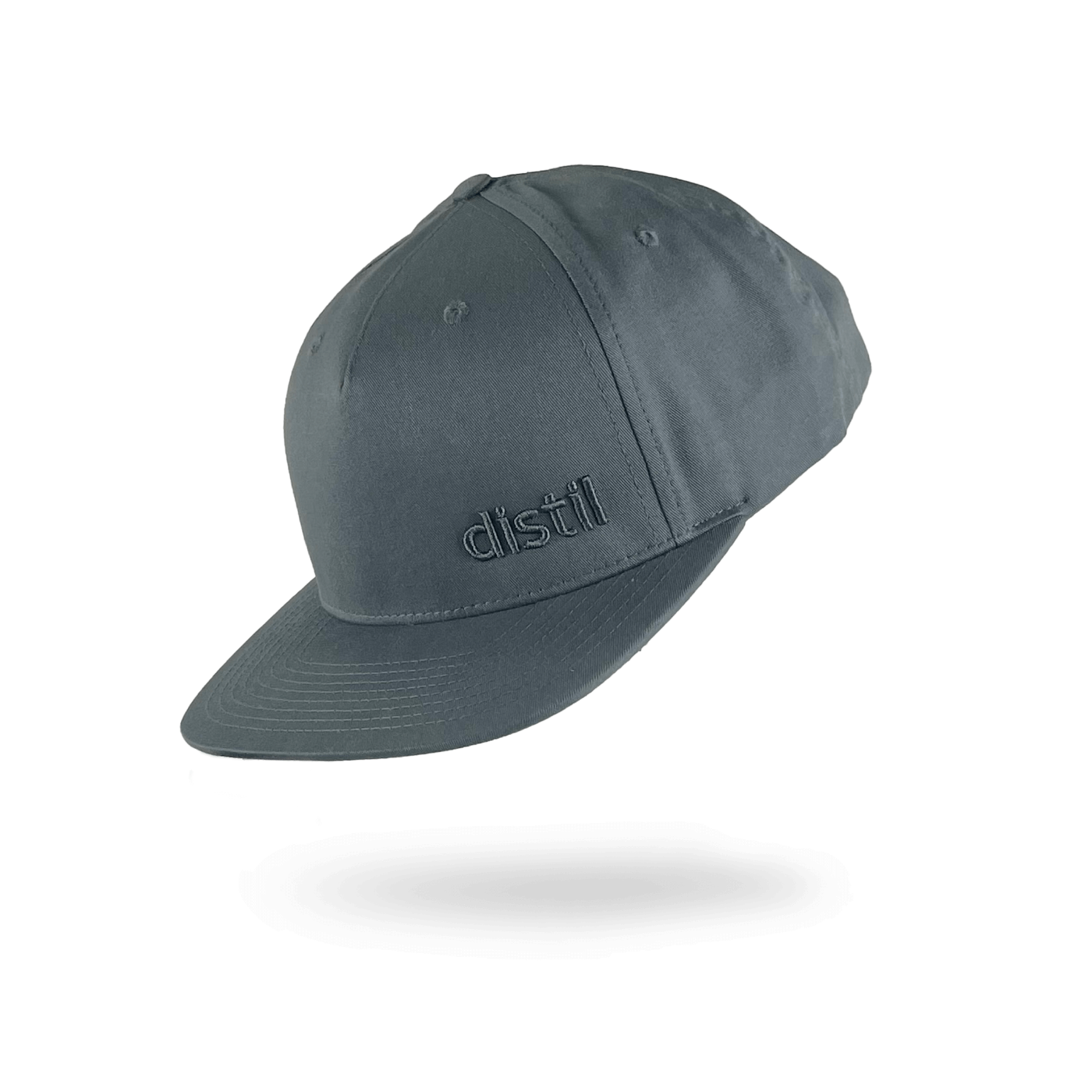 Distil embroidered hat in gray