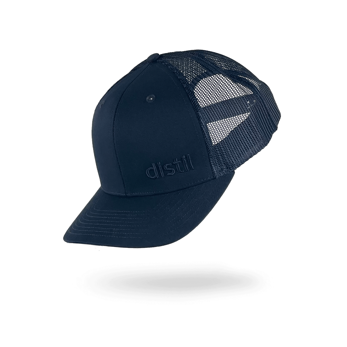Distil embroidered hat in navy