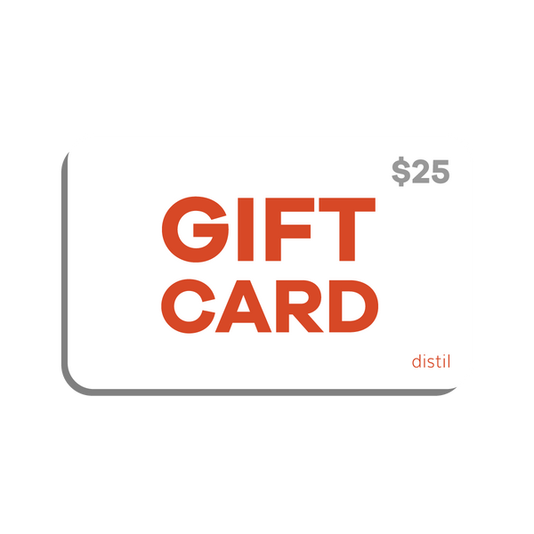 A digital Distil Union gift card worth $25