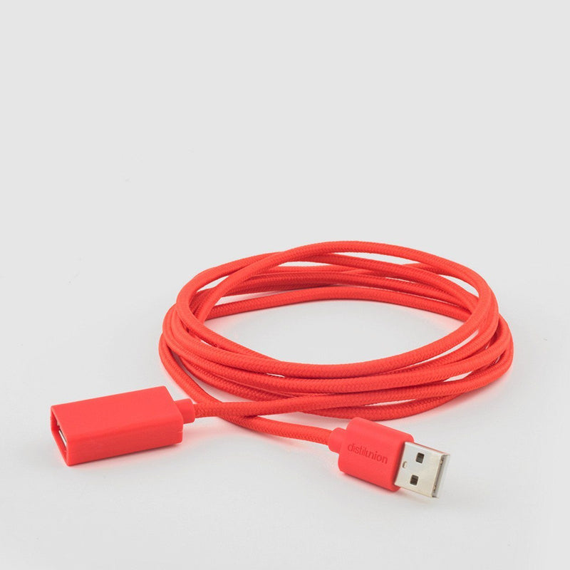 distil woven extension cord for USB 2.0 head