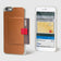 front and back view of distil hickory stick-on case for iphone 7/8 with red pull-tab